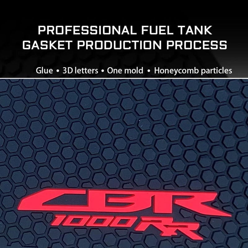 KATIE DEVI Tank Pad CBR1000RRR SP CBR1000RR-R 2020 ~/CBR1000RR-R FIREBLADE/SP 2022~2025 Motorcycle Tank Pad Anti-Slip Tank Pad Protective Sticker Side Tank Pad Traction Pad Black CBR1000RRR Fireblade SP - Image 5